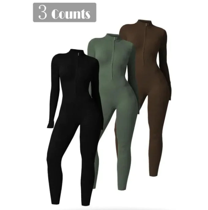 Stretch Athletic Yoga Bodysuit