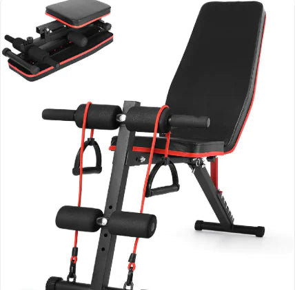 Home Dumbbell Bench Crunches Fitness Equipment