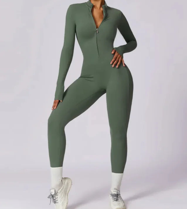 Stretch Athletic Yoga Bodysuit