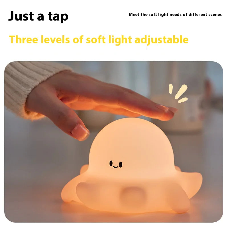 Cute Octopus Silicone Night Light