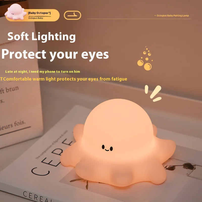 Cute Octopus Silicone Night Light