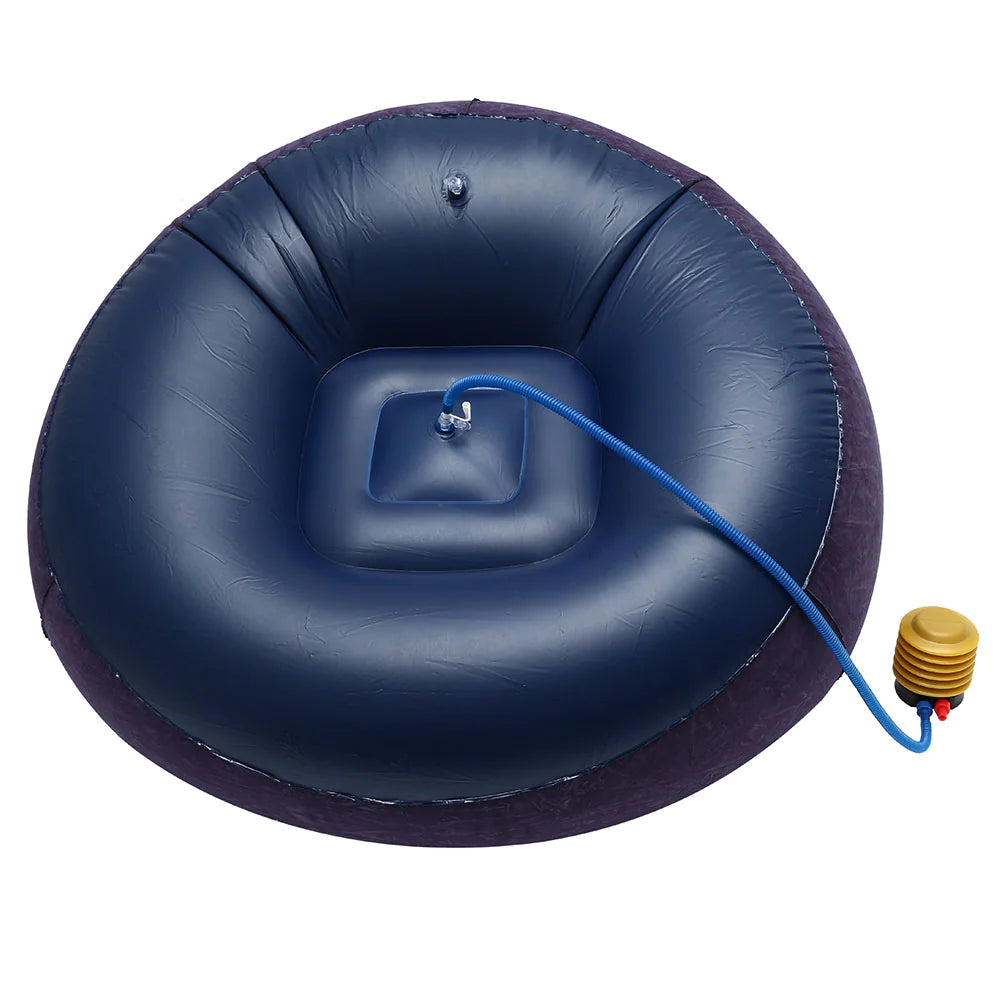 Flocking Inflatable Lounger Sofa