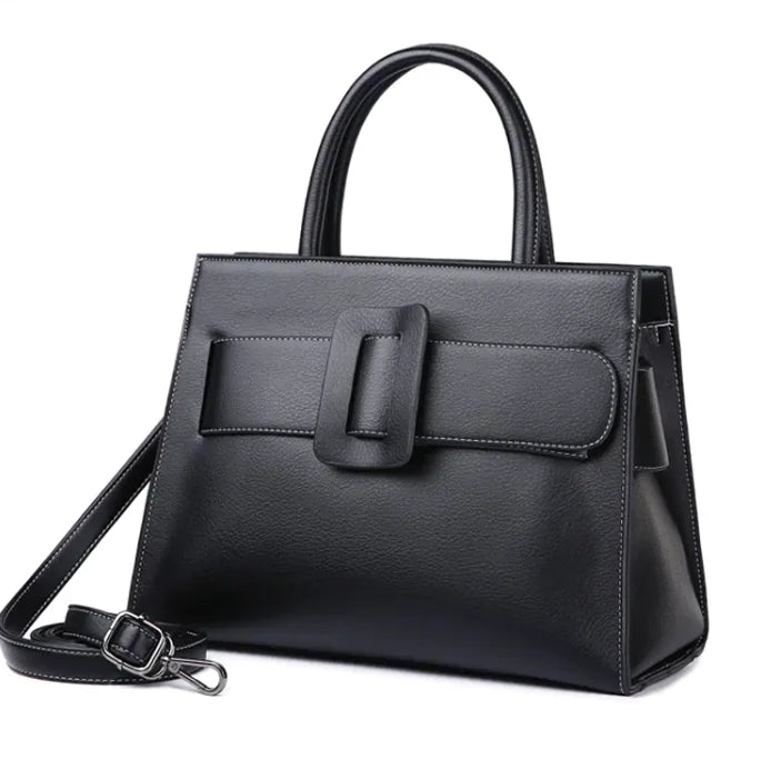 Spacious Black Tote